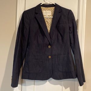 Banana Republic Chambray Blue Blazer